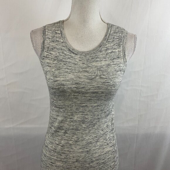 Joie Knit Maxi Dress S Gray Mottled Sleeveless - Picture 3 of 12